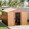 Outdoor Resin Storage Shed 5x4 FT Sheds Kit with Floor Window Lockable Door Included, Waterproof Outside Plastic Sheds for Backyard Garden Patio Lawn Tools