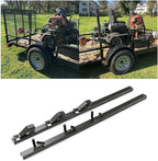 ECOTRIC 10pc 3 Place Weed Eater Rack Carrier Mount On Landscape Truck Trailer Enclosed Trimmer Rack Holder w/Lock Pair
