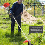 Gas Weed Eater, 52CC 2-Stroke Weed Wacker Gas Powered, 2 in 1 Multi-Functional String/Grass Trimmer, Brush Cutter for Gardening Shipping from USA Fast Arrival