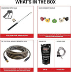 Simpson Cleaning 4200 PSI Gas Pressure Washer, 4.0 GPM Power Washer for Commercial Use, Honda Engine, 50-Foot Steel-Braided Hose, Aluminum Water Blaster, 49-State (ALWB60827)
