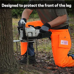 Chainsaw Chaps Apron Wrap 8-layer for Men/Women Loggers Forest Workers Protective Chain Saw Pants Adjustable