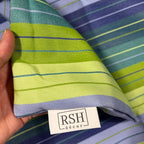 RSH DECOR: Sunbrella Pillow Covers Set of 2 | Covers Only - 20" x 12" | Outdoor Lumbar Pillow Covers Crafted with Sunbrella Performance Fabric | Seville Seaside