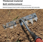 2025 New Gardening Hand Weeder Tool，Gardenia Iron Weeding Rake ，Manual Weeder Tool with Detachable Blades，Tool for Effortless Weed Removal， Flower Beds & Vegetable Patches (No Wooden Handle)