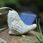 BIG FORTUNE Outdoor Bird Statues Bird Decor Figurines for Home Cement Bird Sculpture for Patio Yard Lawn Ornament, Indoor Outdoor Stone Bird Decorations Statue 1pc