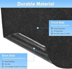 Outdoor Storage Shed Mat, 8 x 6 FT Garage Floor Mats with Reusable, Washable, Non Slip, Durable for Protects Garage Floors/Driveways/Entrance Doors/Deck [Gray]