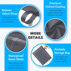 22 Inch Kettle Grill Cover - Superior Charcoal Cover for Weber Original and Master Touch - 600D Outdoor BBQ Cover for 22 Inch Weber Grills and More