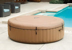 INTEX 28427E PureSpa Bubble Massage, Inflatable Spa Set, Tan, 6-Person