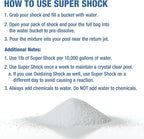 Doheny's Super Pool Shock | Pro-Grade Chlorine Shock, Quick-Dissolving, Fast-Acting 68% Cal-Hypo Granular Pool Shock | 24 x 1lb Bags, Proudly Made in The USA