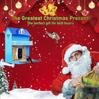 Smart Bird Feeder with Camera.Auto Capture Birds Videos & Bird Motion Detection,Wireless App Notification,Birdhouse Camera,Lifetime 32G Free Space.Idea Gift
