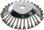 8 inch Steel Wire Trimmer Head Unbreakable Wired Trimmer Blade 2 packs of Adapters - Yard Patio Wire Weed Eater Head with Adapters for Optimal Lawn Mover String Trimmer Head Replacement Contains