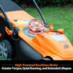 LawnMaster CLMF4815E 48V MAX* 15-inch Brushless Cordless Lawn Mower with 2X24V MAX* 4.0Ah Battery and a Dual Charger