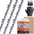 Savior 3Pack 12 Inch Chainsaw Chain, 1/4" Pitch .043" Gauge 65 Drive Links for MSA161T Chainsaws, Replacement 3670-005-0065, 71 PM3 65, for 3005 008 3405 Guide Bar