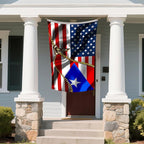 Vintage American America Usa Puerto Rico Puerto Rican Flags For Outside Yard 3x5 Ft Double Sided Printed 100d Polyester Lightweight Garden Welcome Outdoor Banner Brass Grommets