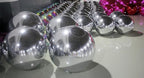 Generic Big Shiny Balls Giant Inflatable Mirror Balls for Events & Decor - Party, Advertising, Shows, Stage Decoration - Hanging & Standing-Various Sizes & Colors - Silver (0.6m/1.97ft)