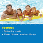 In The Swim 1 Inch Bromine Plus Tablet Sanitizer for Spas, Hot Tubs, or Swimming Pools - Pre-Stabilized, Low Odor, Chlorine Alternative – 3.5 Pounds