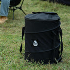 ONETIGRIS Collapsible Trash Can for Camping,12 Gallon Pop up Trash Can with Sorting Clips, Outdoor Collapsible Bin with Lid 600d Oxford Cloth Yard Waste Bags Garden Bag for Camping,Recycling,RV