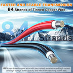 Oududianzi 2x150 Feet Solar Panel Wire, 10AWG Solar Wire Tinned Copper 10 Gauge PV Cable, for Outdoor Automotive RV Boat Marine (150FT Red + 150FT Black)