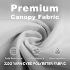 12FT Cantilever Umbrella with Base Large Curvy Outdoor Aluminum Offset Umbrella w/ 360° Rotation, UV Resistant Canopy for Patio, Garden, Backyard, Light Gray