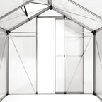 Greenhouse Jasmin 2 Aluminum Frame - 6.3 x 4.3 ft Approx. 6 mm Polycarbonate Panels