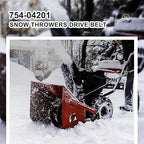 954-04201a 754-04201A Drive Belt Snow Blower for Craftsman MTD Snow Thrower 3/8" × 36" 754-04201
