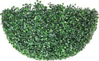 VEVOR 2 Pcs 16” Artificial Plant Topiary Ball, 4 Layers Faux Boxwood Balls, All-Year Green Faux Plant Decorative Balls for Backyard, Balcony,Garden, Wedding and Home Décor