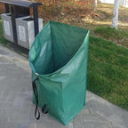 Leaf Collector, 200L Collapsible Garden Bag for Yard Waste, Reusable Heavy Duty Yard Waste Bag for Leaves, Lawn Trash, and Home Use(dustpan-shaped, 53 Gallon/200L)
