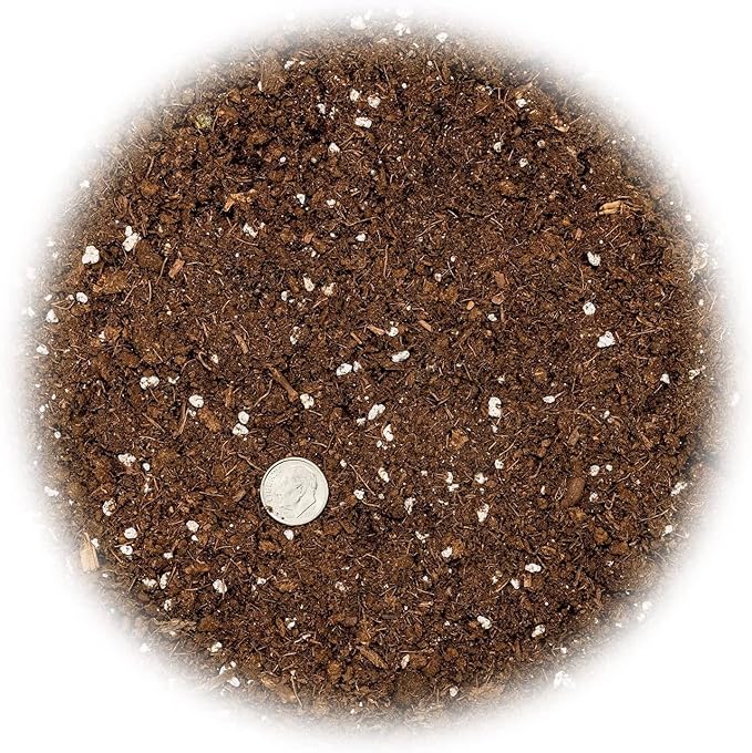GARDENERA Premium Bamboo Potting Soil Mix - (20 Quarts Bag)