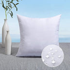 MIULEE 28x28 Pillow Insert Throw Pillow Insert, Outdoor Pillows Water-Resistant Premium Outdoor Pillow Stuffer Sham Square for Couch Sofa Patio Furniture Cushion Porch Swing