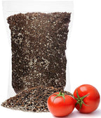 GARDENERA Organic Potting Soil for Tomato Plants - 4 Quart - Hand-Mixed with Natural Ingredients for Optimal Growth and Nutrient Retention