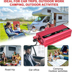 1000W Power Inverter 12V DC to 110V AC Car Plug Adapter Outlet Converter with Dual AC Outlet 3.4A USB 12 Volt Invertor Car Cigarette Lighter Inverter for Laptop Computer RV Truck