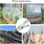 80 Pcs 2inches Gardening Clips for Netting, Metal Clamps Made of Stainless Steel, Have a Strong Grip of Greenhouse Clips Keep the Plant Cover on Garden Hoops