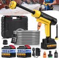 Battery Pressure Washer Electric Power Washer Cordless,130Bar/1885PSI Cordless Pressure Washer Battery Operate with 3.0Ah Battery&Charger&6-in-1 Nozzle, 3 Power Level Handheld Portable pressure washer