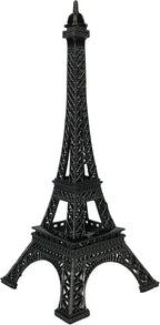 allgala 7" Eiffel Tower Statue Decor Alloy Metal, Black