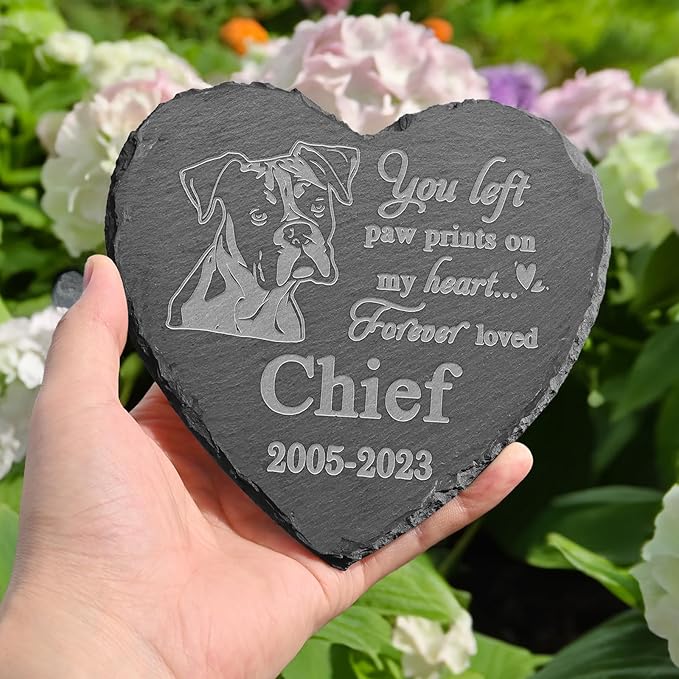Boxer Memorial Stone, Boxer Statue, Boxer Memorial Plaque, Boxer Memorial Gifts, Boxer Loss Sympathy Gift, in Memory of Boxer
