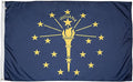 FlagSource Indiana Nylon State Flag, Made in the USA, 4x6'
