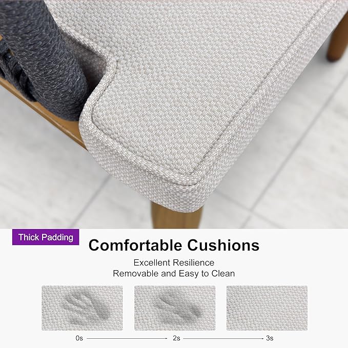 PURPLE LEAF 9 Pieces Outdoor Metal Furniture Set Patio Conversation Sets Wood Pattern Dining Set, 1 Dining Table and 8 Modern Chairs with Cushions Seat