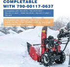 Zonon 2 Pcs 790-00120-0637 Shave Plate for Snow Throwers, Replaces 753-0625, 784-5581, 790-00120, 784-5581a and 784-5581a-0637(22”)