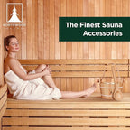 Sauna Bucket and Ladle Set - Handmade from Finnish Pine Wood - Natural Rope Handle - 1.6 Gallons (6 Liters) Water Capacity