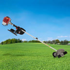 Weed Trimmer/Grass Cutter/Lawn Edger, 26CC 0.65KW 8500r Single Cylinder Air Cooled 2-Cycle Gasoline Engine with 2 Blade Heads, Handle & Shoulder Strap