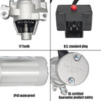 fullas 119-1952 Starter Motor for Toro 21" Power Clear Snow Thrower 621E 621ZE 621QZE 721E 721QZE Series with LC168FDS G210FDS 170FDS 212CC Engines 110V 17 Tooth Starter