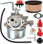 Carbhub 640152 640140 Carburetor with 07-404 Oil Circuit Switch for Tecumseh 640152A 640023 640051 640140 640152 HM80 HM90 HM100 8-10 HP Engine Snow Blower Mower 5000w Generator