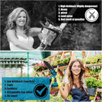 8 Inch Electric Chainsaw Cordless With Auto Oiler, Seniors Friendly Batteries Powered Hand held Chain saw Kit, Automatic Chain Tensioning & Auto Oiler For Tree Branches, Courtyard, And Garden
