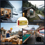 4000W Pure Sine Wave Inverter 12V DC to 120V AC Converter for Family Emergency Preparedness,Camping,RV,Solar DIY,Outdoors,Built-in 5V/2.1A USB-A,USB-C,Hardwire Port, Remote Controller