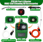 ZPB140 Port A Blaster HVAC Coil Cleaning, Portable Pressure Washer, Coil Jet Cleaner for ac Unit 120V 80W Suitable for Indoor and Outdoor Flow Rate 4L/min Can only be Used with Water, not for air