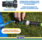 BACKYARD BLAST 31’ Sprinkler Hose, Water Slide Accessory and Lawn Sprinkler