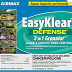 Airmax EasyKlear Pond & Lake Algae & Weed Vegetation Control, 2-in-1 Broad Spectrum Aquatic Herbicide & Algaecide Granular Water Treatment, 15 Pounds