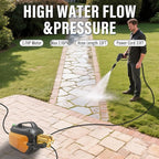 Pressure Washer, Power Washer with nozzles, Connect Nozzles,GFCI Power Cord,Foam Cannon for Cars/Fences/Driveways/Patios/Homes