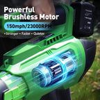 40V Leaf Blower Cordless, 620CFM Brushless Electric Leaf Blower Cordless with 2×5.0Ah Batteries and Charger, Battery Powered Leaf Blowers 4-Variable Speed & Turbo Mode Blowers for Lawn Care, Yard