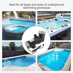 Pool Pumps Above Ground 1.0 motor HP W3SP1580 Power Flo LX Single Speed Swimming Pools Pump 115V,11.2A,60HZ,3450RPM for In-Ground Pool and Spa