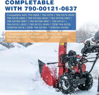 Zonon 2 Pcs 790-00120-0637 Shave Plate for Snow Throwers, Replaces 753-0625, 784-5581, 790-00120, 784-5581a and 784-5581a-0637(26)